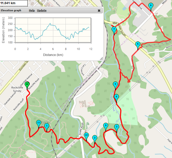 Smokey Hollow Trail Map Smokey Hollow Falls (12 Km) - Sat, Feb 16 2019